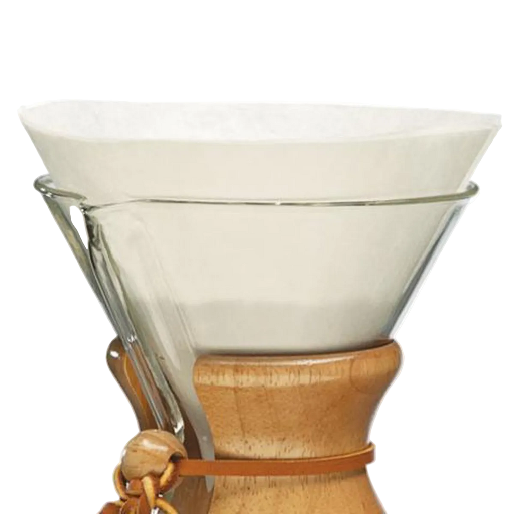 Chemex filters 6-10 cup detail – gevouwen koffiefilters pour over