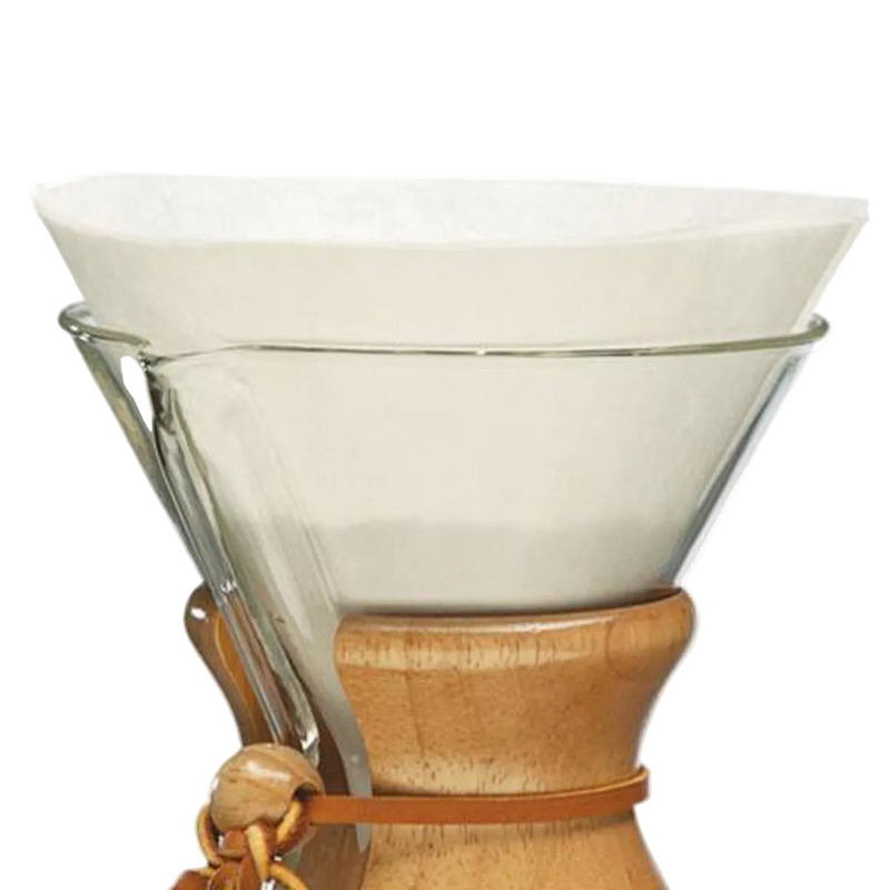 Chemex filters 6-10 cup detail – gevouwen koffiefilters pour over