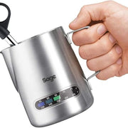 Sage Temp Control Jug detail – LCD temperatuurmeter melkkan barista