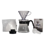 V60 Craft Coffee Maker Set inhoud – dripper filters en server Madmum Leuven
