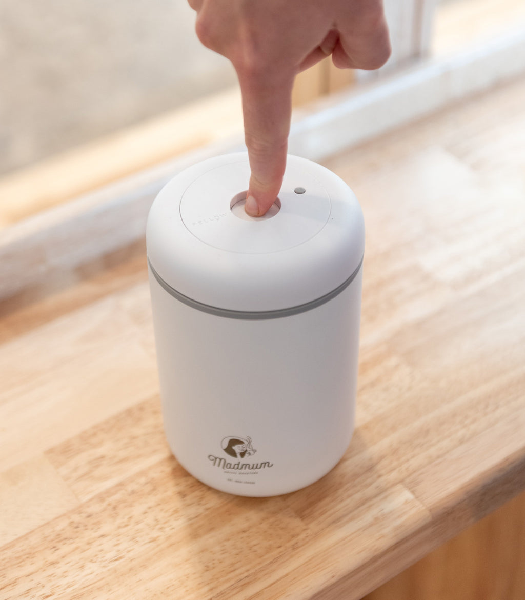 Madmum Coffee Canister open – koffiebonen vers bewaren Leuven
