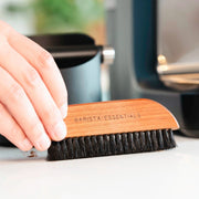 Koffie borstel detail – zachte haren voor koffiemeel en portafilter