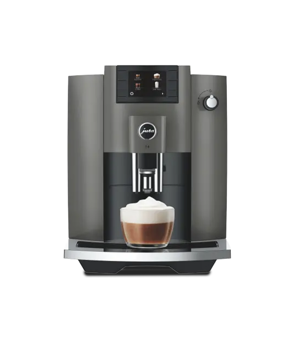 Jura E6 volautomaat koffiemachine met cappuccino en melkschuimfunctie