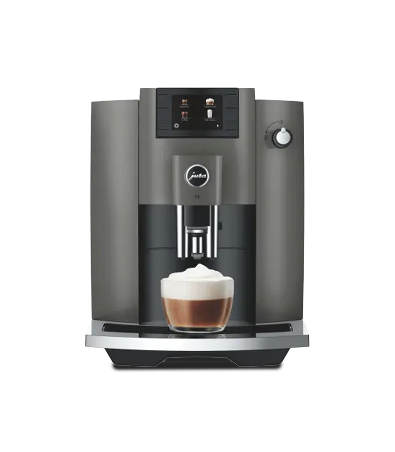 Jura E6 volautomaat koffiemachine met cappuccino en melkschuimfunctie