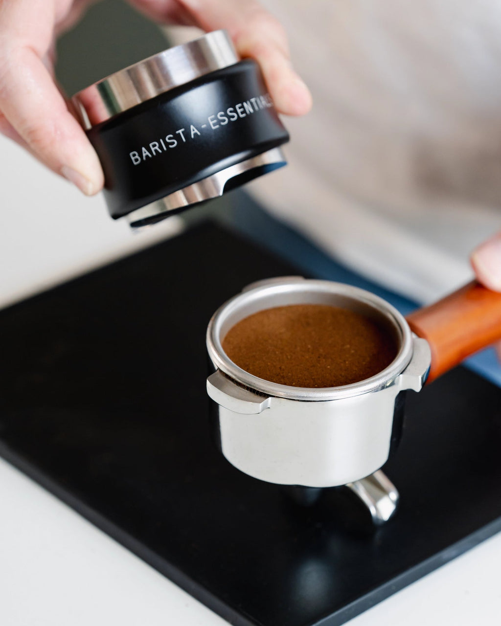 Tamper verdeler set – barista essentials espresso Madmum Leuven