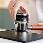 Tamper combinatie bovenaanzicht – koffiemeel egaal verdelen portafilter