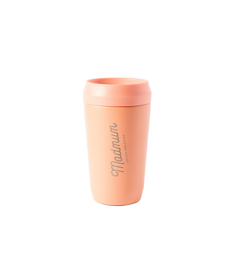 Madmum flow 360° Beker peach – roze reisbeker koffie to-go Madmum