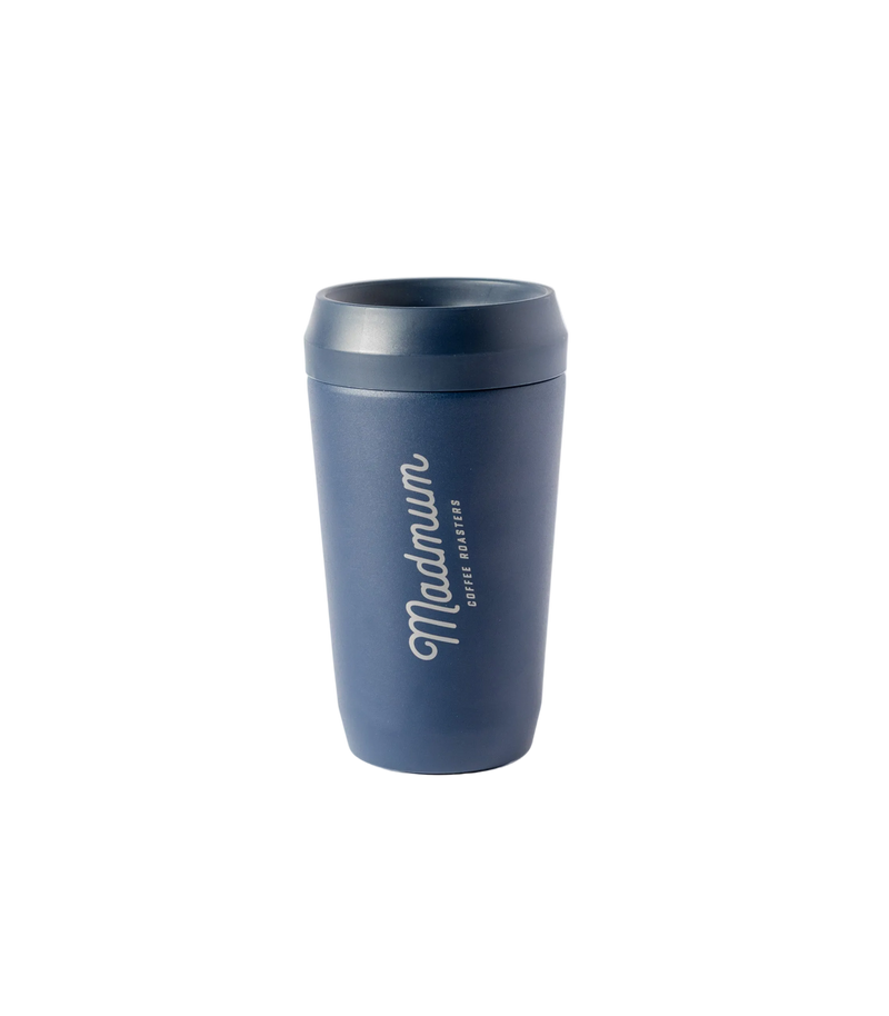 Madmum flow 360° Beker Navy – marineblauw reisbeker koffie to-go Madmum